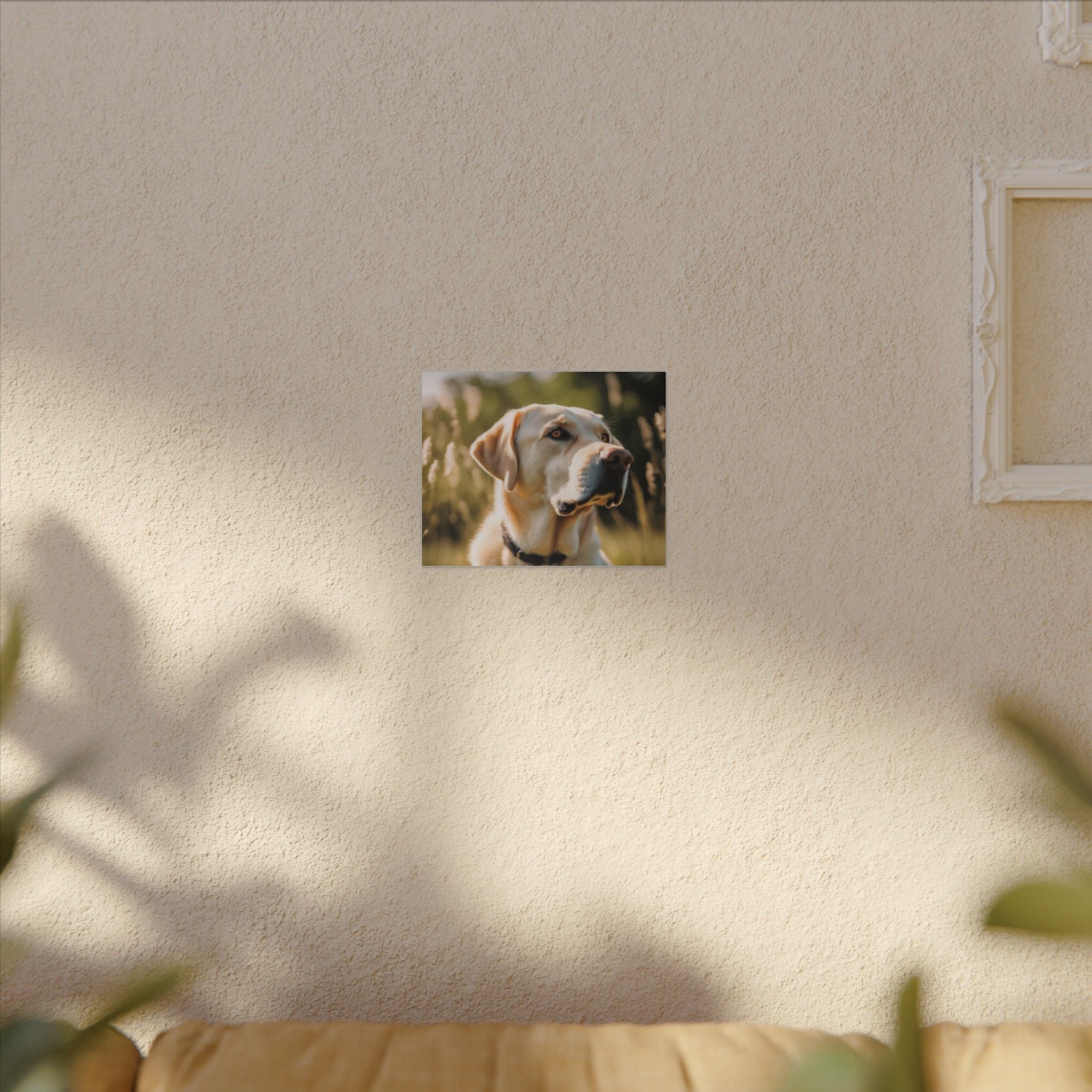 Yellow Labrador Canvas Wall Art, Dog Lover Gift, Home Decor, Pet Memorial, Unique Art Print, Nature Photography