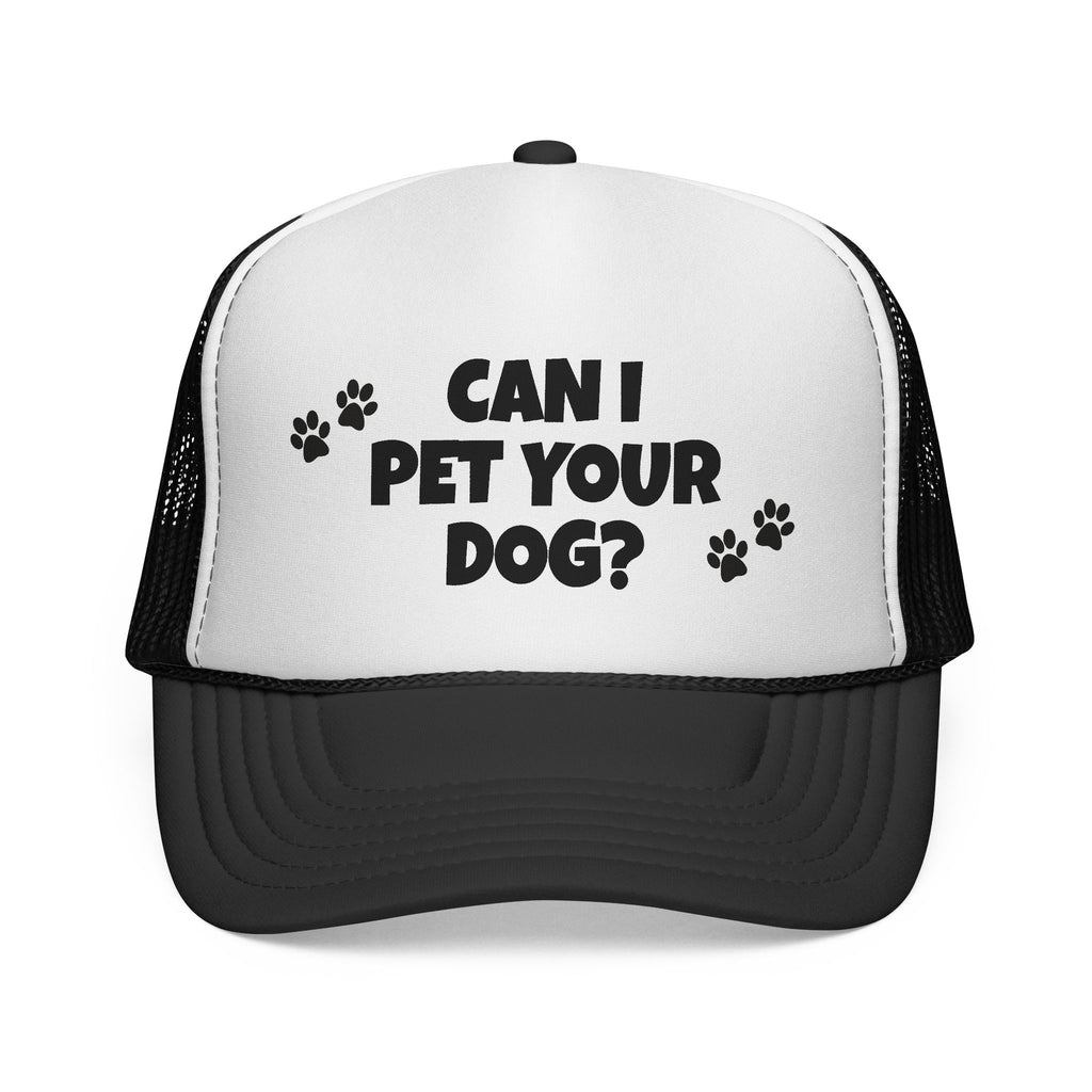 Pet Lovers Trucker Cap: Can I Pet Your Dog? | Fun Dog Themed Hat for Dog Owners, Gift for Dog Lovers, Stylish Pet Accessory, Outdoor Fashion