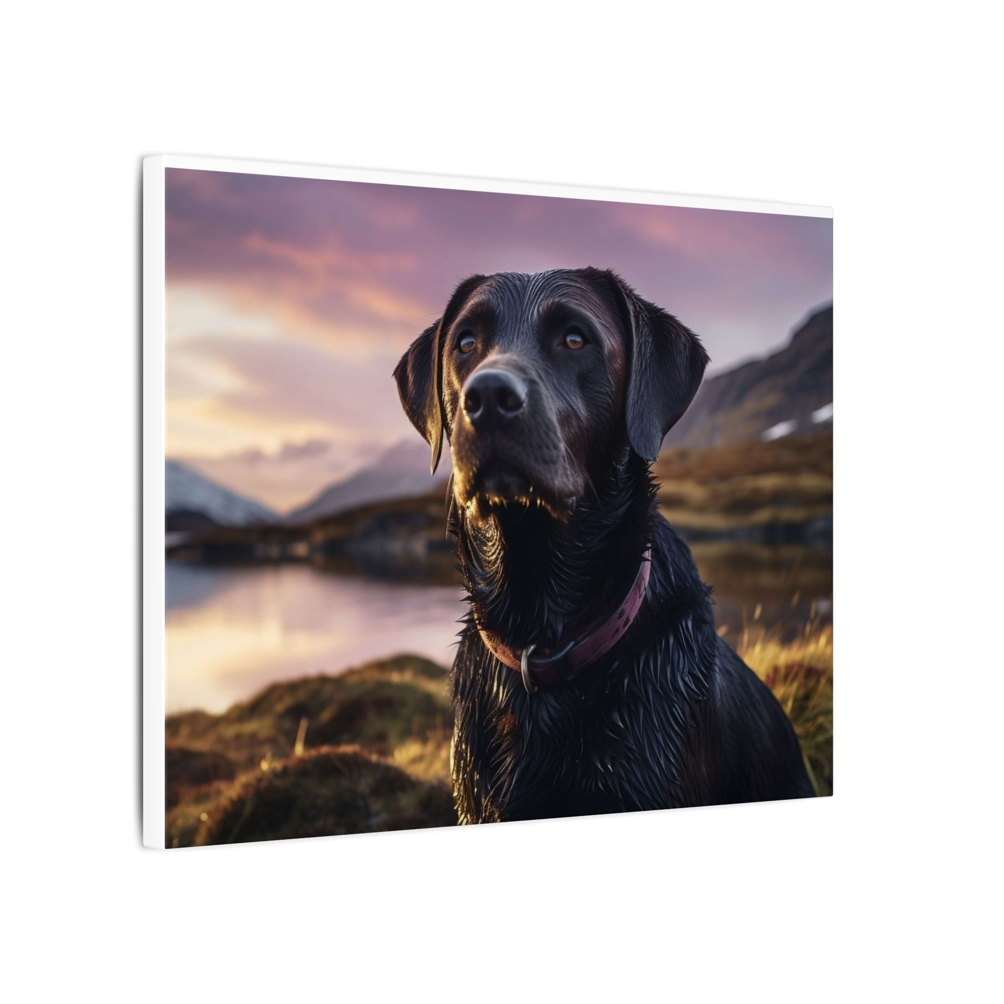 Black Labrador Canvas Wall Art, Dog Lover Gift, Home Decor, Pet Memorial, Unique Art Print, Nature Photography