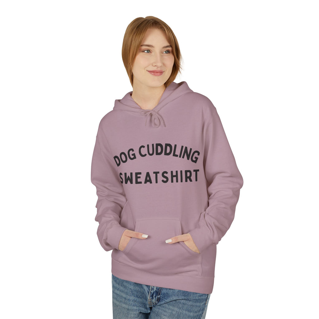 Dog Cuddling Hoodie, Cozy Pet Lover Gift, Softstyle Fleece Sweatshirt, Perfect for Dog Owners, Unique Puppy Lover Apparel, Casual Dog [...]