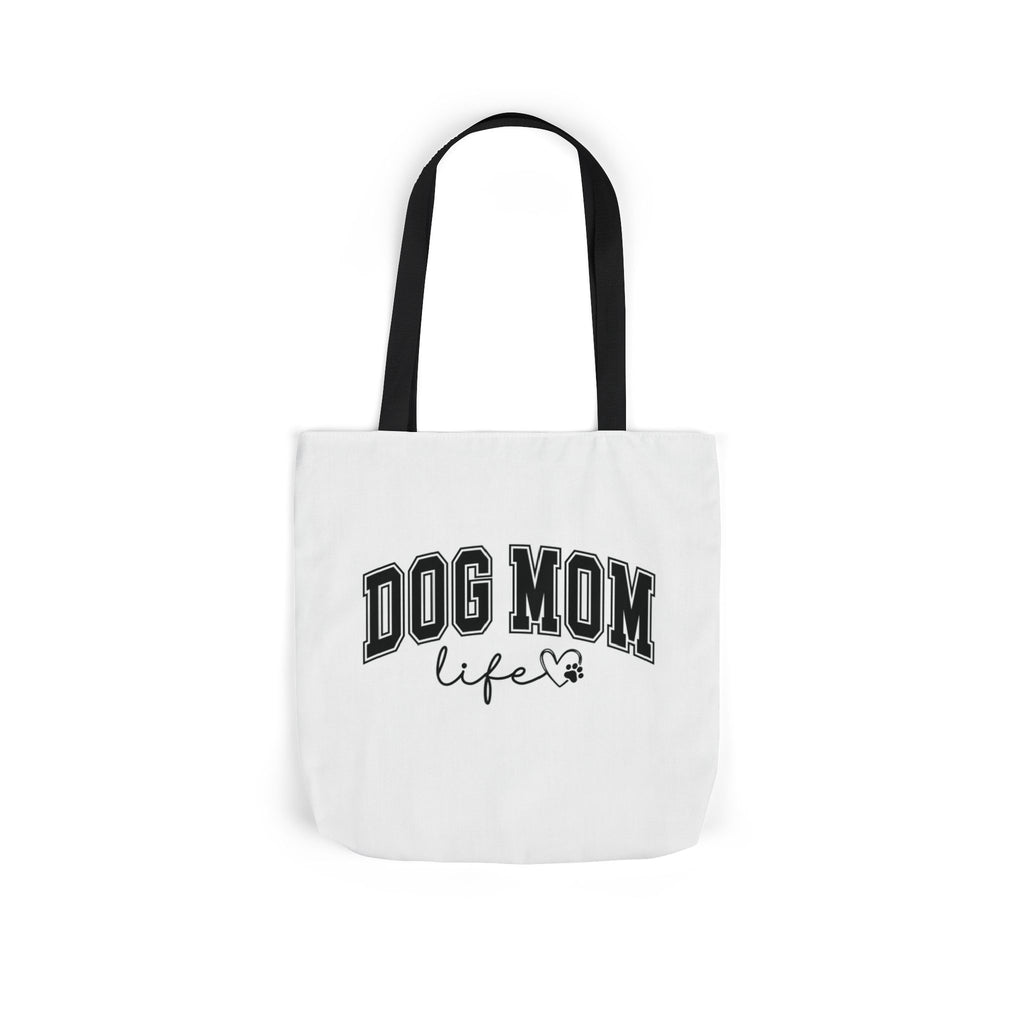 Dog Mom Life Canvas Tote Bag, Stylish Dog Lover's Gift, Everyday Use, Shopping Bag, Pet Accessories