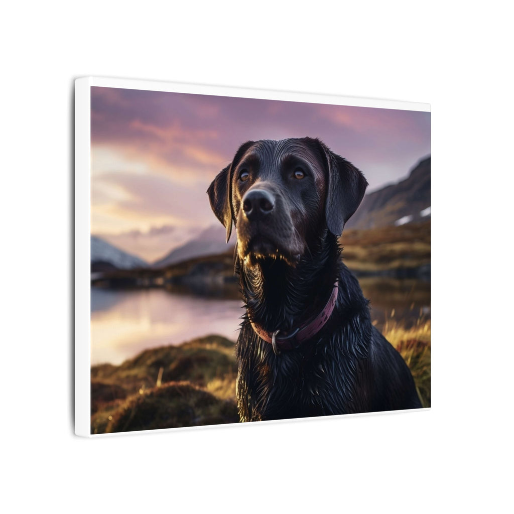 Black Labrador Canvas Wall Art, Dog Lover Gift, Home Decor, Pet Memorial, Unique Art Print, Nature Photography