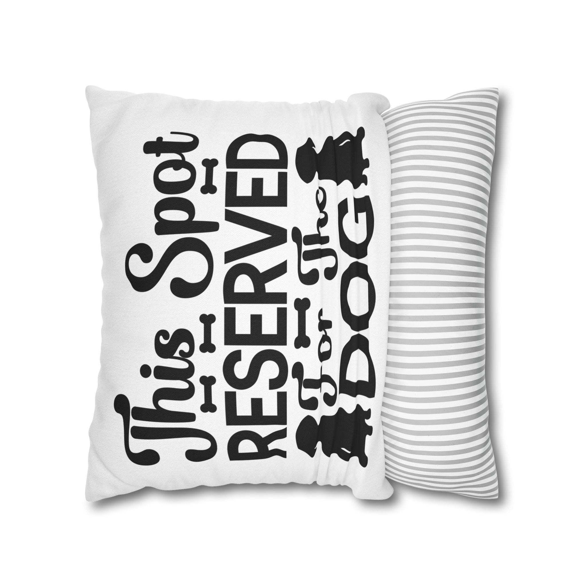 Personalized Pet Pillow, Dog Lover Home Decor, Funny Dog Pillowcase, Pet Spot Cushion, Gift for Dog Owners
