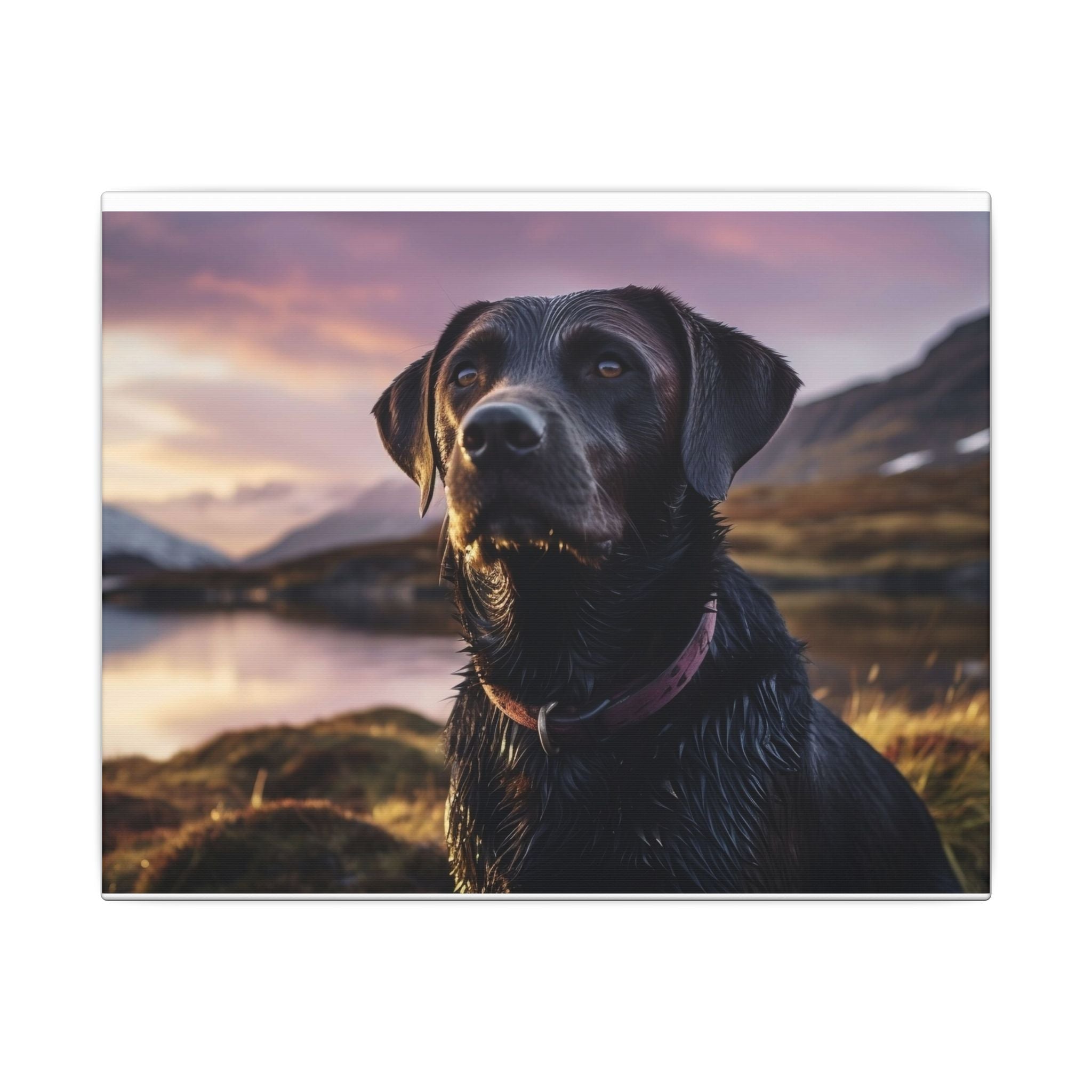 Black Labrador Canvas Wall Art, Dog Lover Gift, Home Decor, Pet Memorial, Unique Art Print, Nature Photography