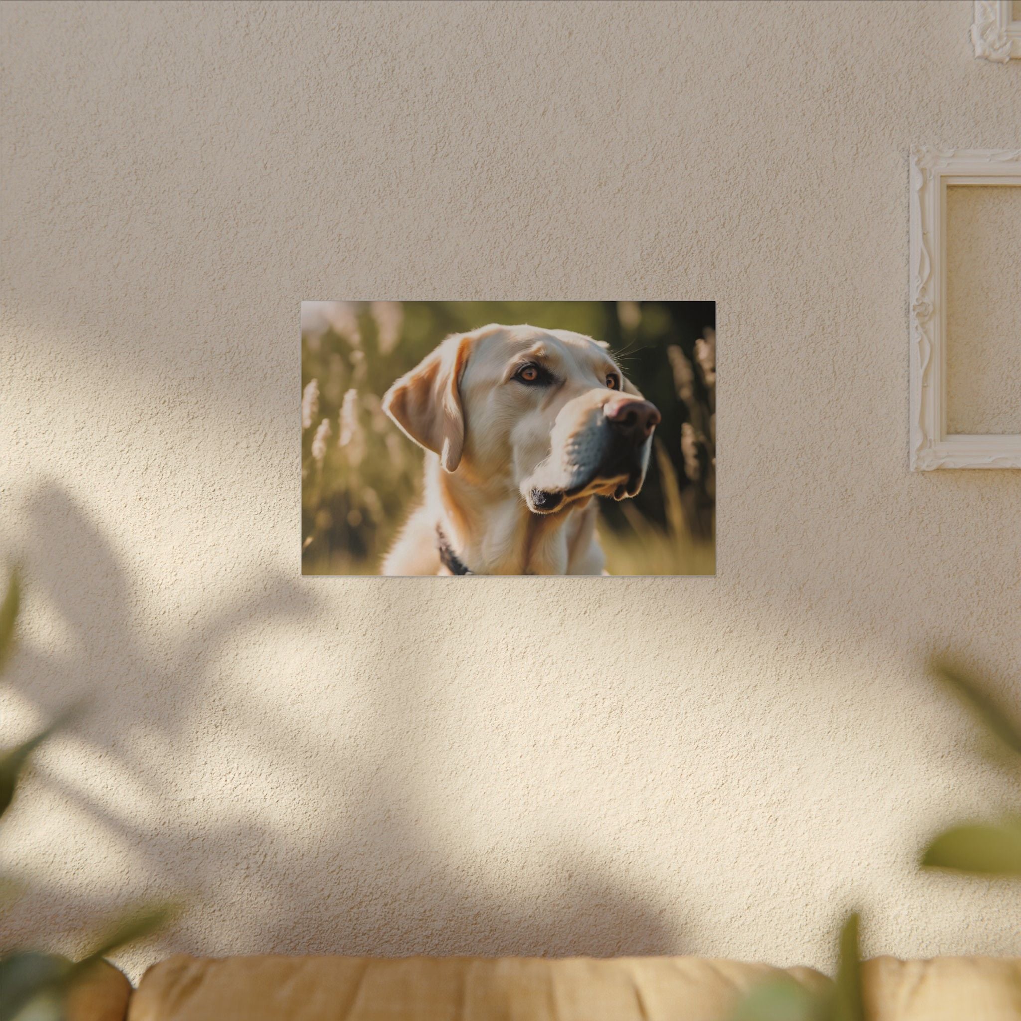 Yellow Labrador Canvas Wall Art, Dog Lover Gift, Home Decor, Pet Memorial, Unique Art Print, Nature Photography