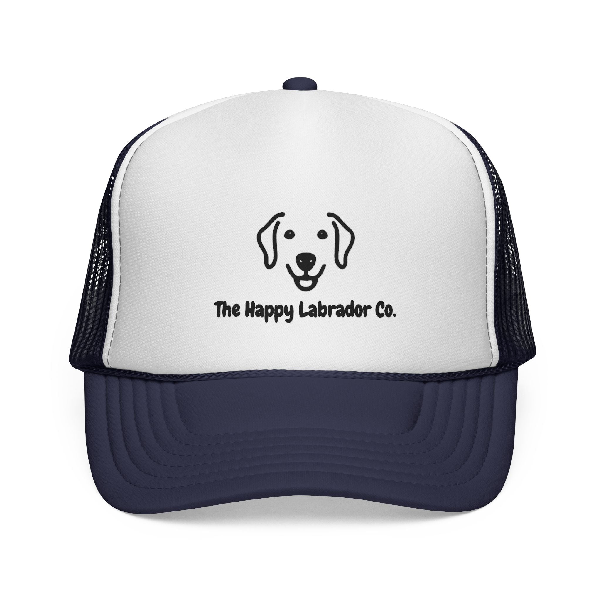Happy Labrador Trucker Cap - Perfect Gift for Dog Lovers, Adjustable Summer Hat, Cute Pet Merchandise, Casual Outdoor Style, Lab [...]