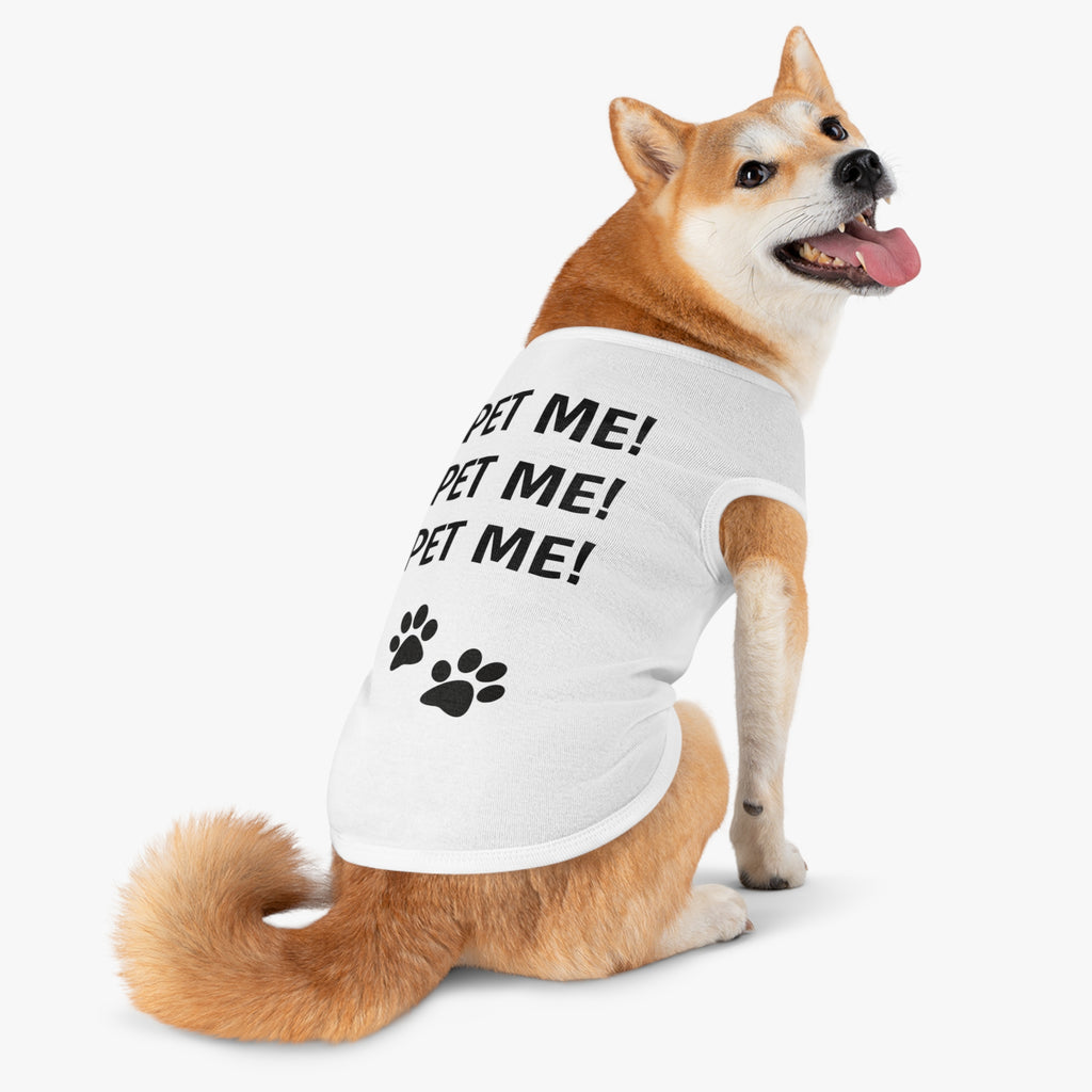 Pet Tank Top, Cute Dog Shirt, Puppy Outfit, Pet Gift, Dog Fashion, Pet Apparel, Summer Pet Wear, Funny Pet Clothing