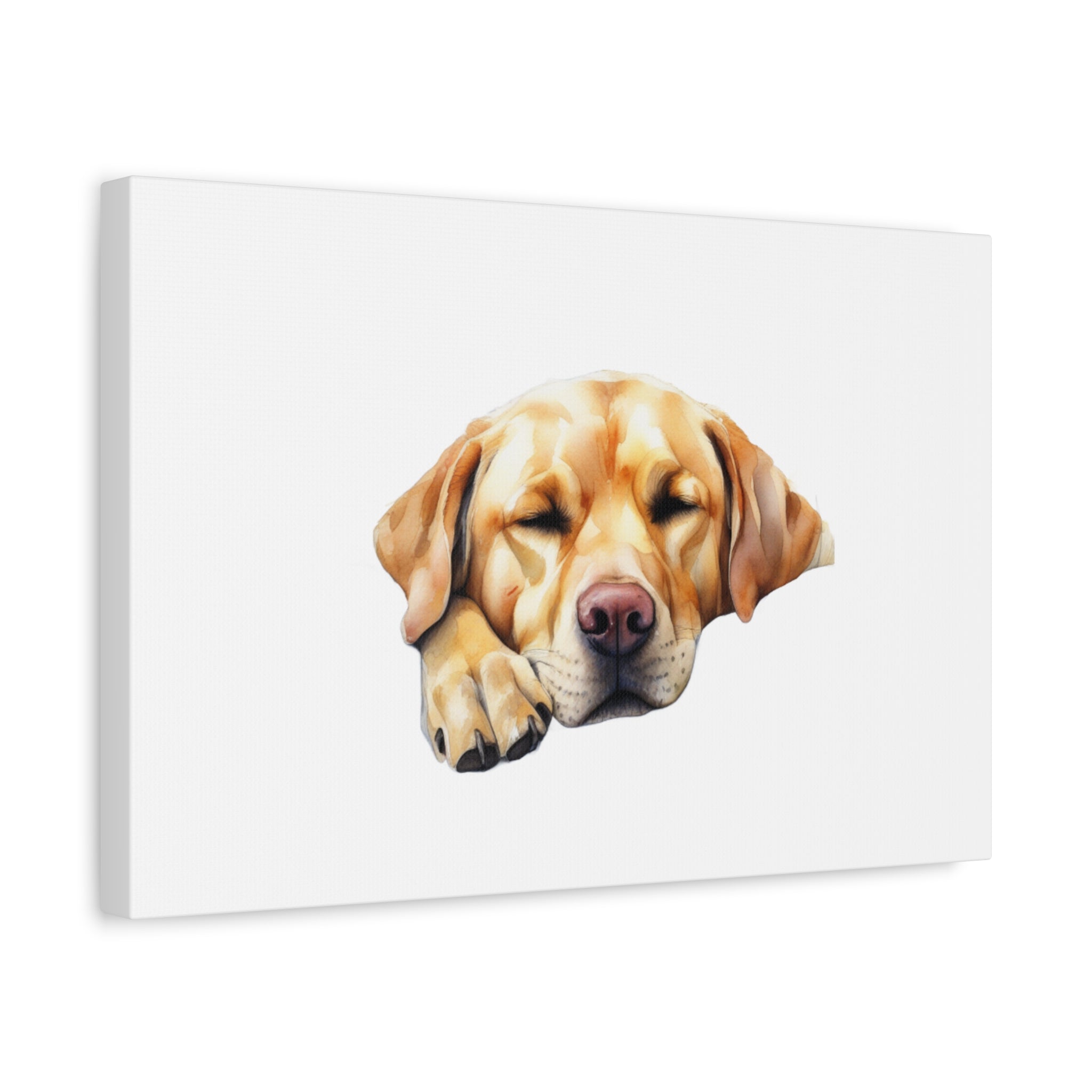 Yellow Labrador Dog Art Canvas Print, Dog Lover Wall Decor, Pet Memorial Gift, Animal Art for Home, Dog Parent Gift