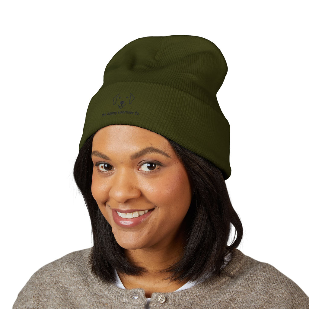 The Happy Labrador Company Embroidered Classic Cuffed Beanie