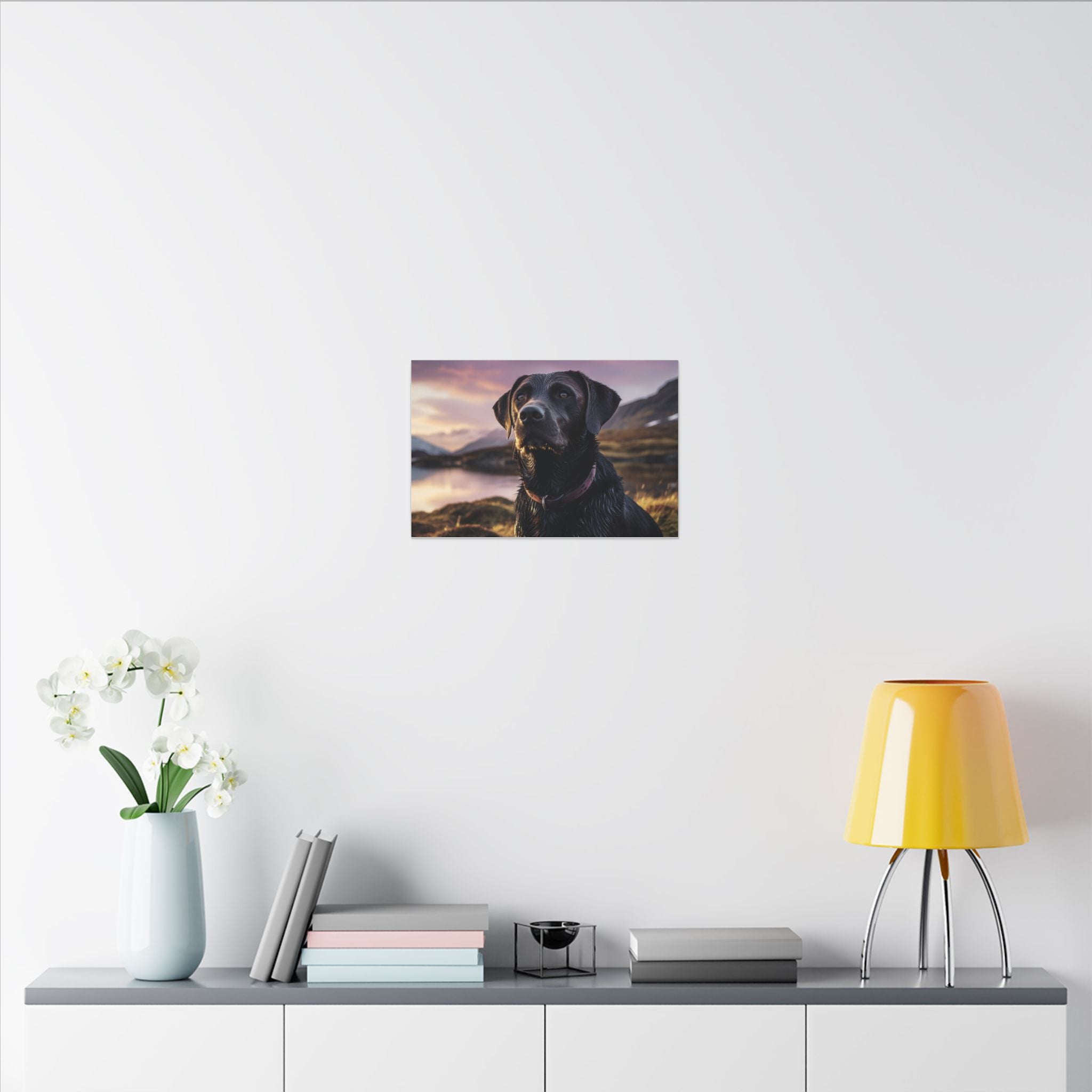 Black Labrador Canvas Wall Art, Dog Lover Gift, Home Decor, Pet Memorial, Unique Art Print, Nature Photography
