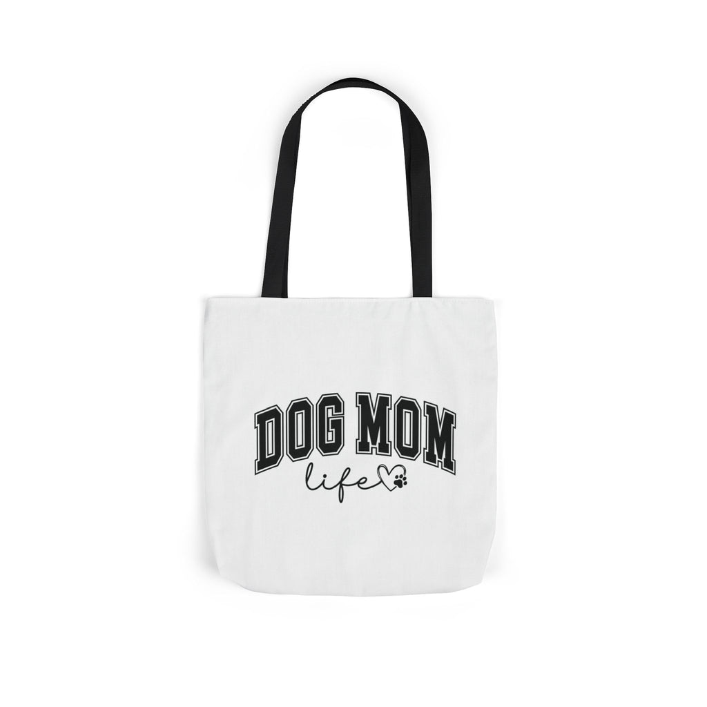Dog Mom Life Canvas Tote Bag, Stylish Dog Lover's Gift, Everyday Use, Shopping Bag, Pet Accessories