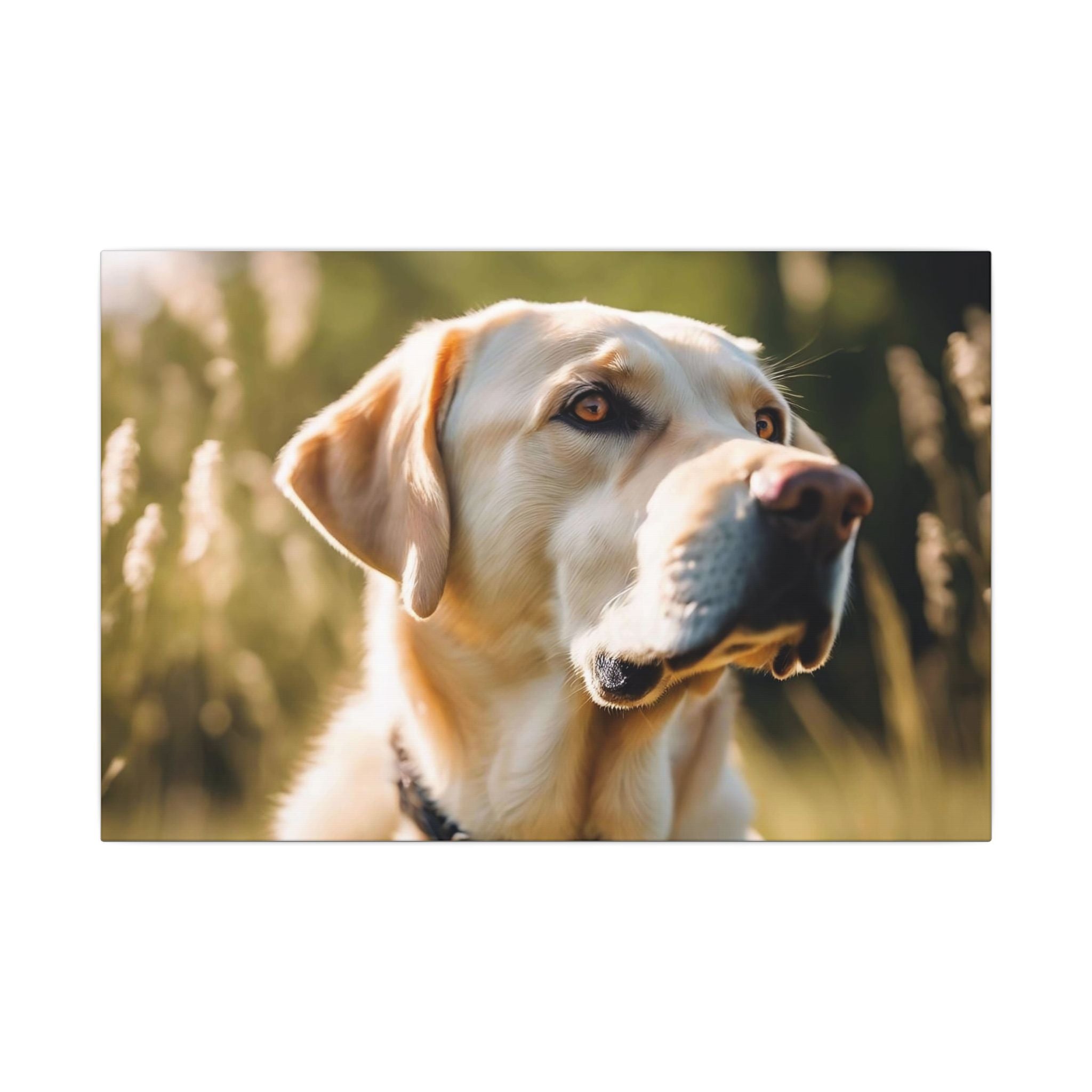 Yellow Labrador Canvas Wall Art, Dog Lover Gift, Home Decor, Pet Memorial, Unique Art Print, Nature Photography