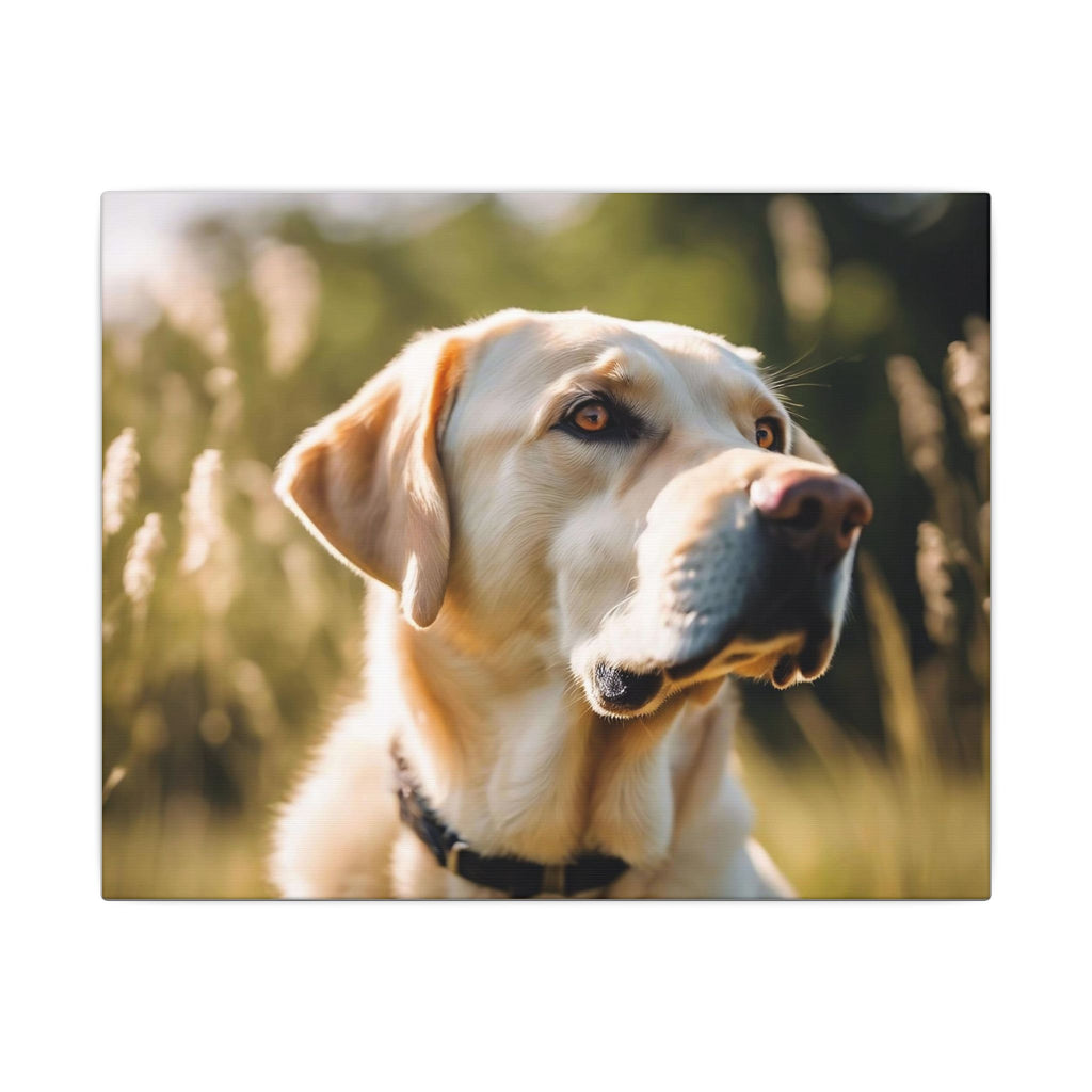 Yellow Labrador Canvas Wall Art, Dog Lover Gift, Home Decor, Pet Memorial, Unique Art Print, Nature Photography