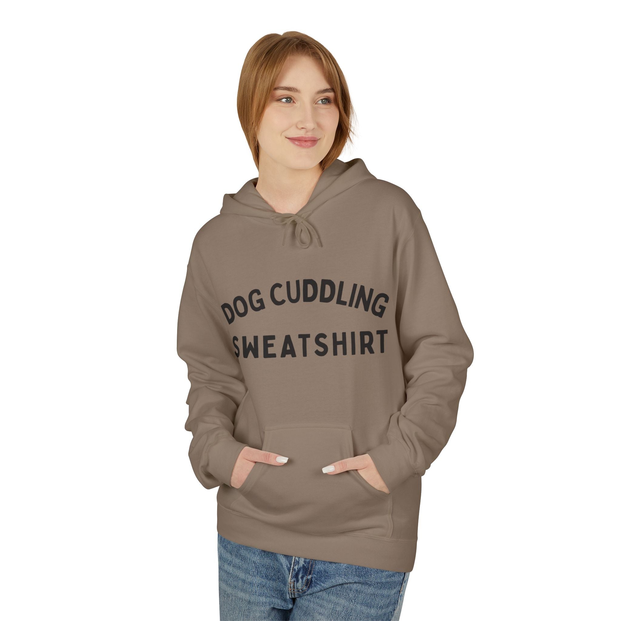 Dog Cuddling Hoodie, Cozy Pet Lover Gift, Softstyle Fleece Sweatshirt, Perfect for Dog Owners, Unique Puppy Lover Apparel, Casual Dog [...]