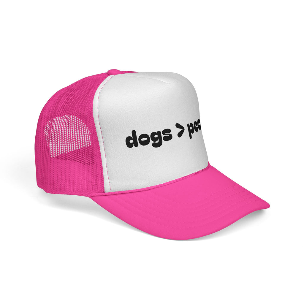 Dog Lover Trucker Cap, Funny Hat, Pet Owner Gift, Casual Outdoor Accessory, Great for Dog Lovers