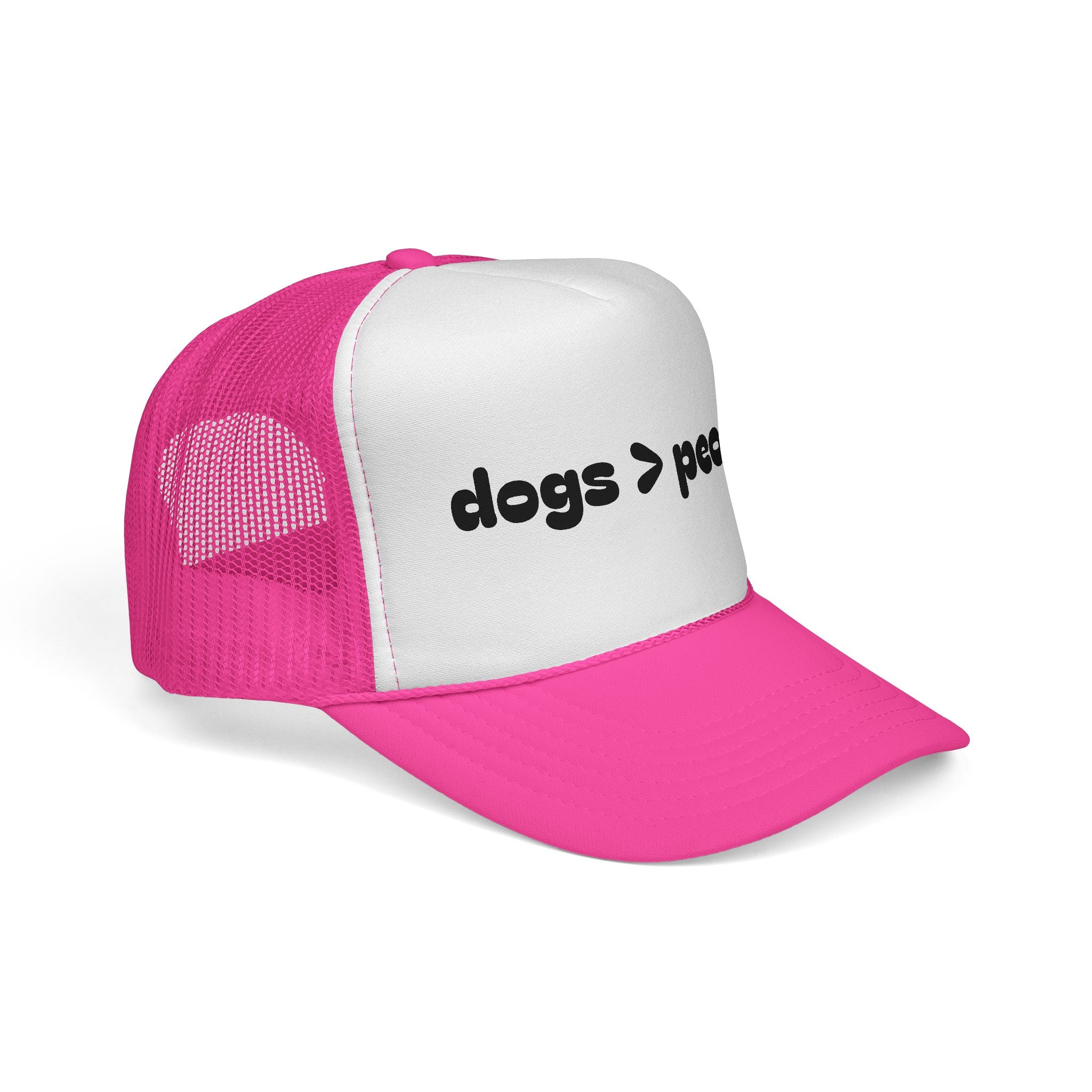 Dog Lover Trucker Cap, Funny Hat, Pet Owner Gift, Casual Outdoor Accessory, Great for Dog Lovers