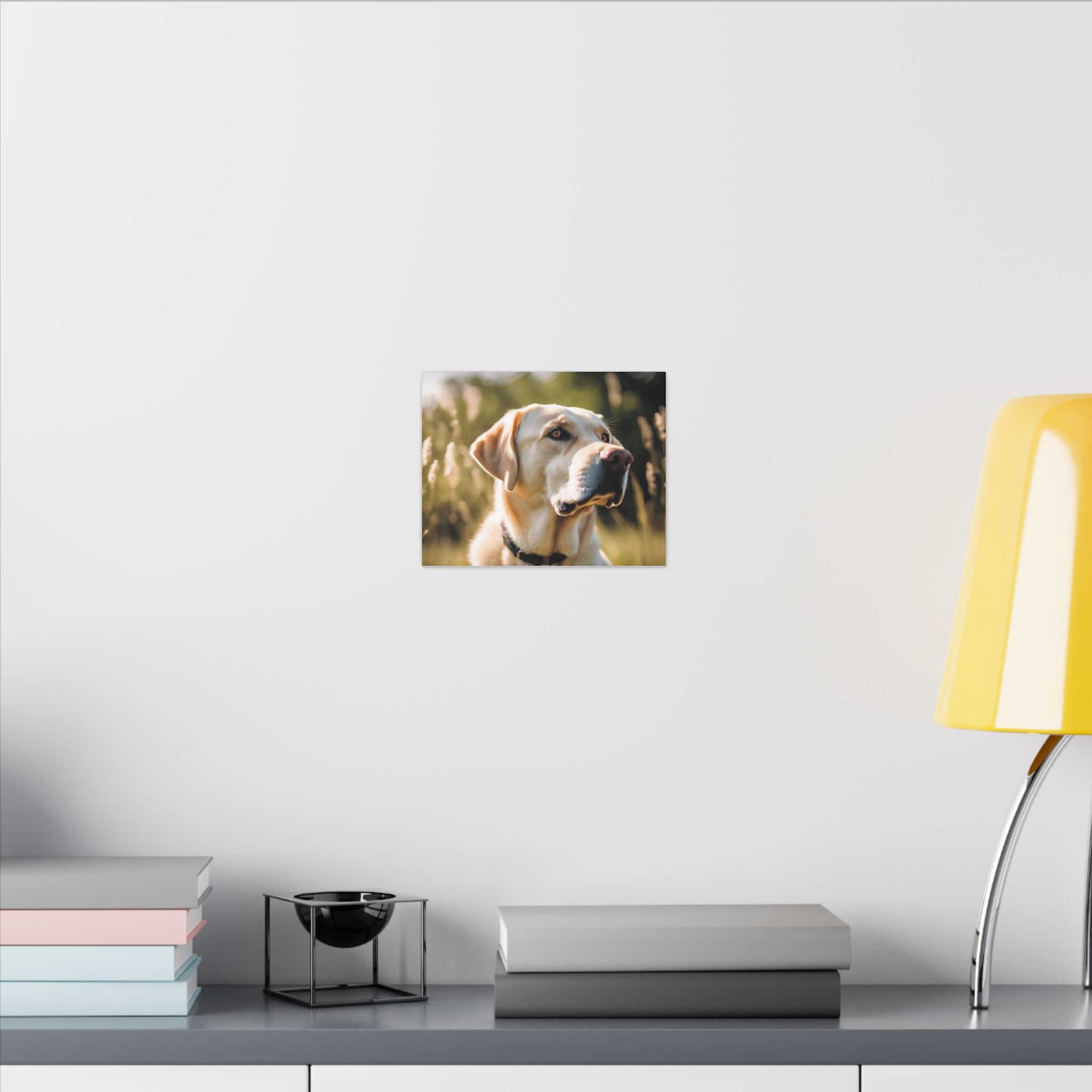 Yellow Labrador Canvas Wall Art, Dog Lover Gift, Home Decor, Pet Memorial, Unique Art Print, Nature Photography