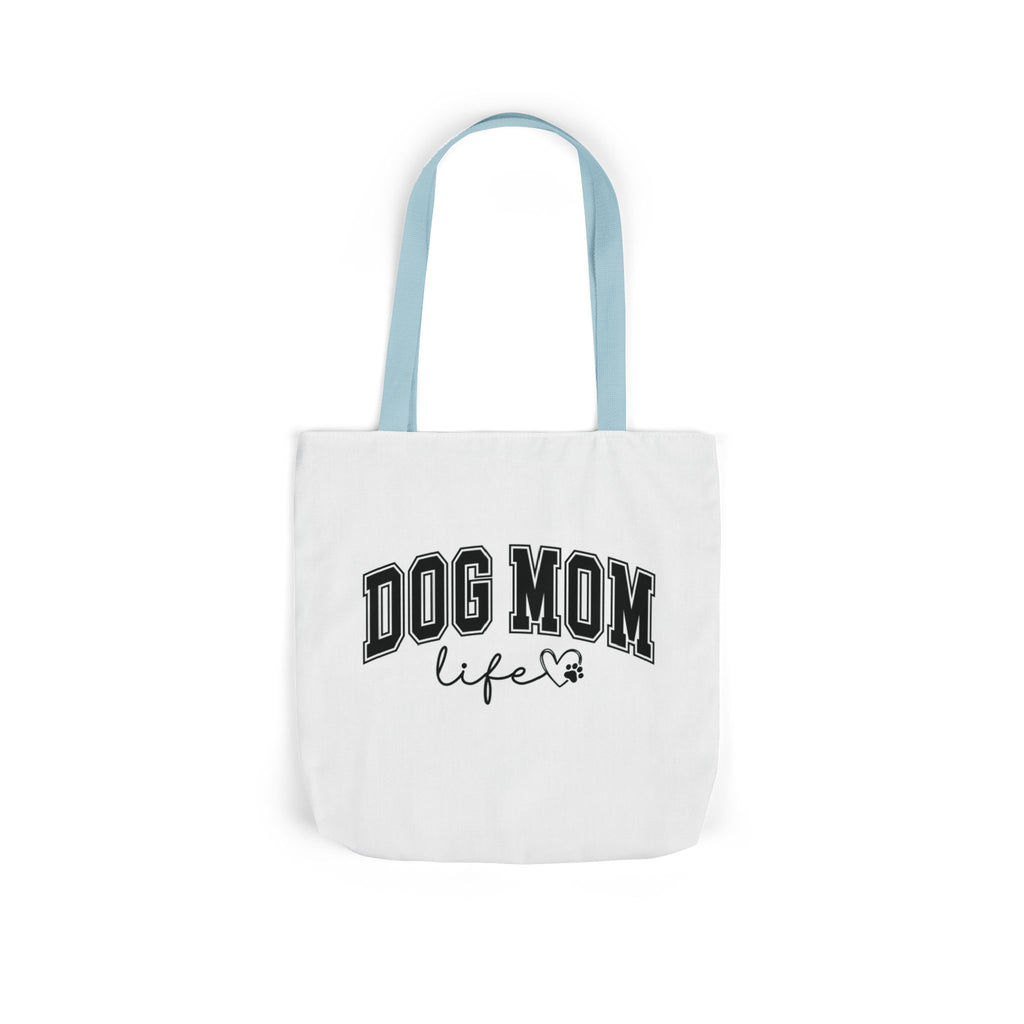 Dog Mom Life Canvas Tote Bag, Stylish Dog Lover's Gift, Everyday Use, Shopping Bag, Pet Accessories