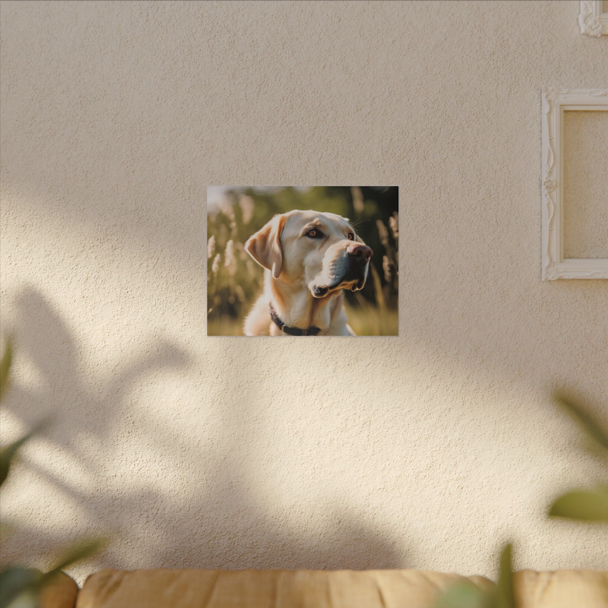 Yellow Labrador Canvas Wall Art, Dog Lover Gift, Home Decor, Pet Memorial, Unique Art Print, Nature Photography