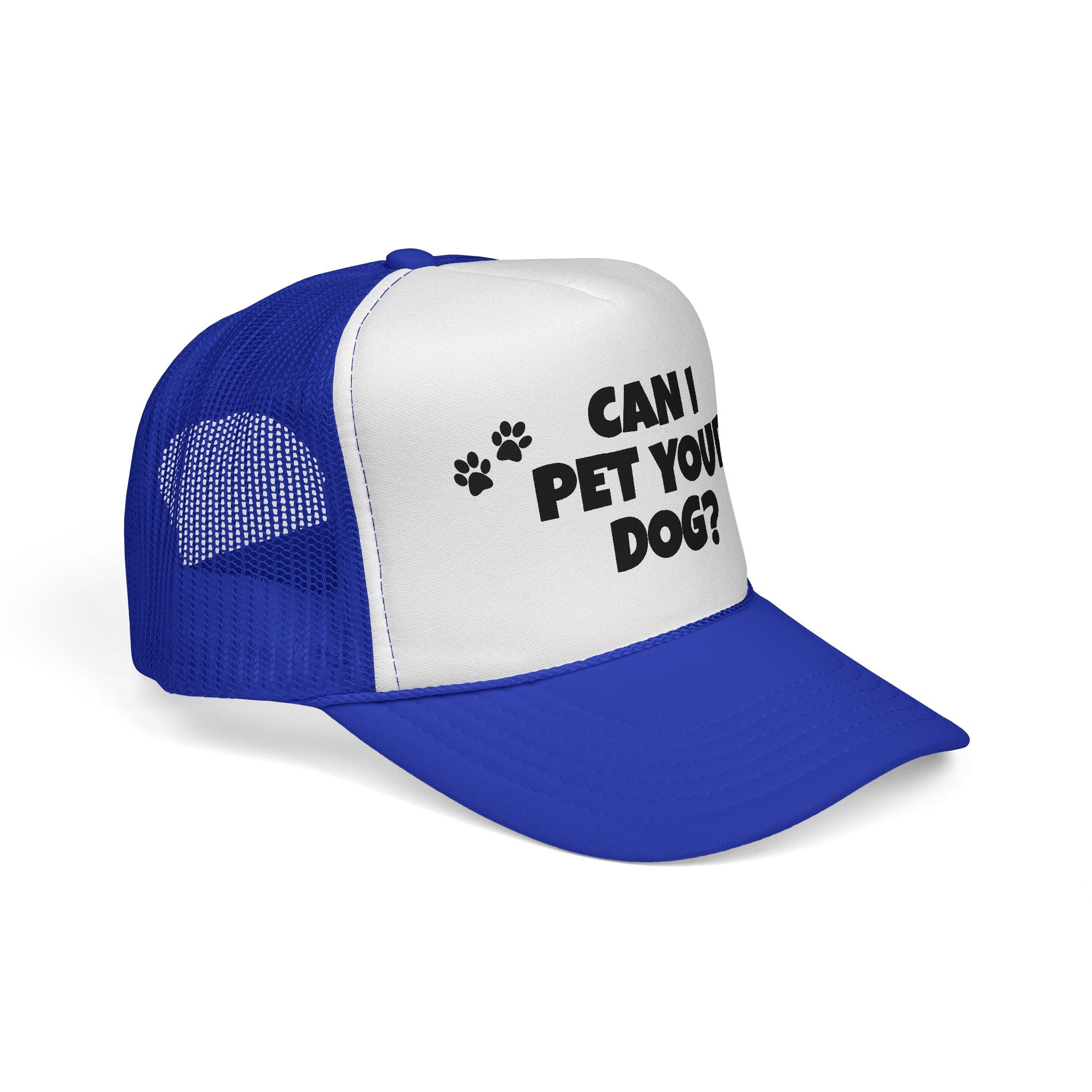 Pet Lovers Trucker Cap: Can I Pet Your Dog? | Fun Dog Themed Hat for Dog Owners, Gift for Dog Lovers, Stylish Pet Accessory, Outdoor Fashion