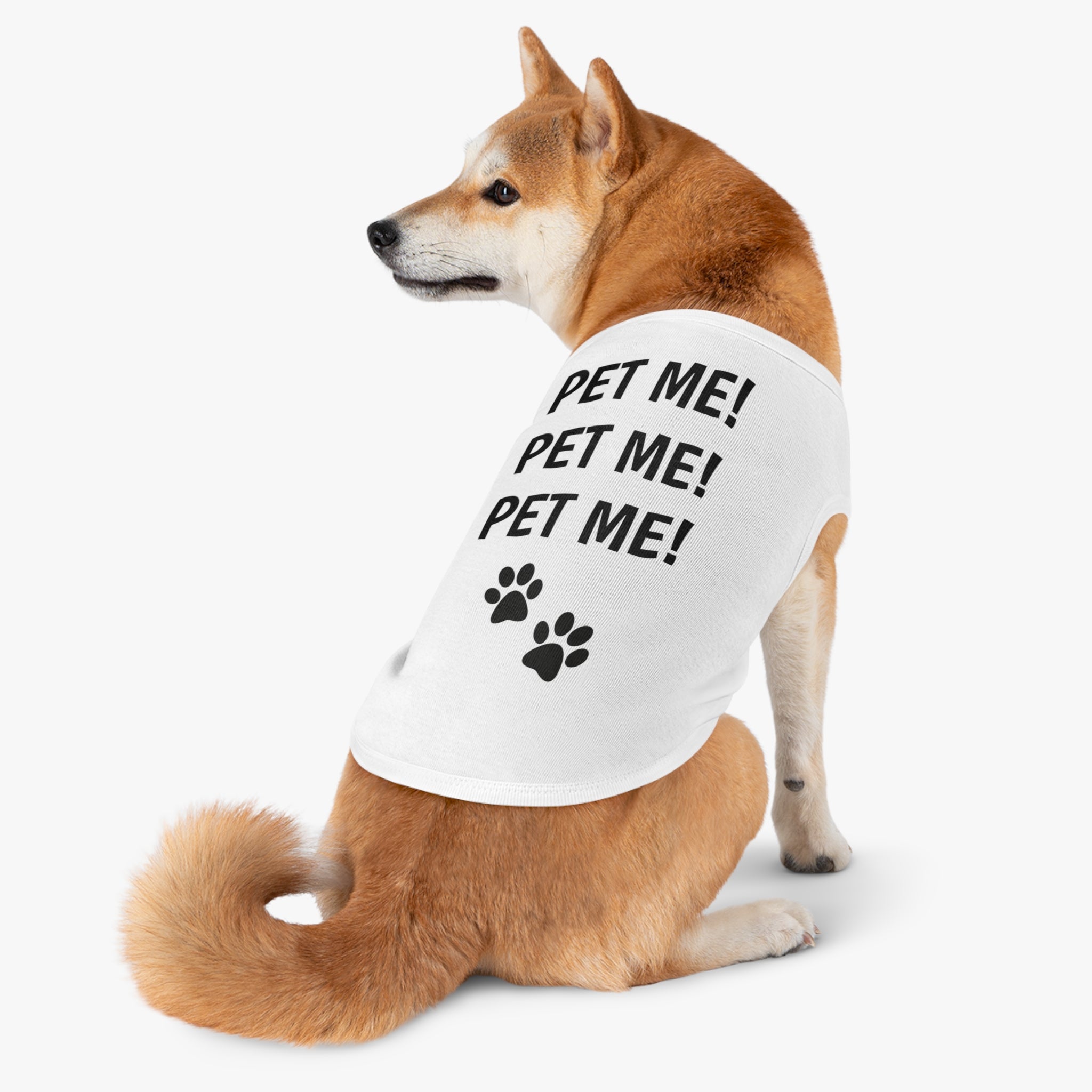 Pet Tank Top, Cute Dog Shirt, Puppy Outfit, Pet Gift, Dog Fashion, Pet Apparel, Summer Pet Wear, Funny Pet Clothing