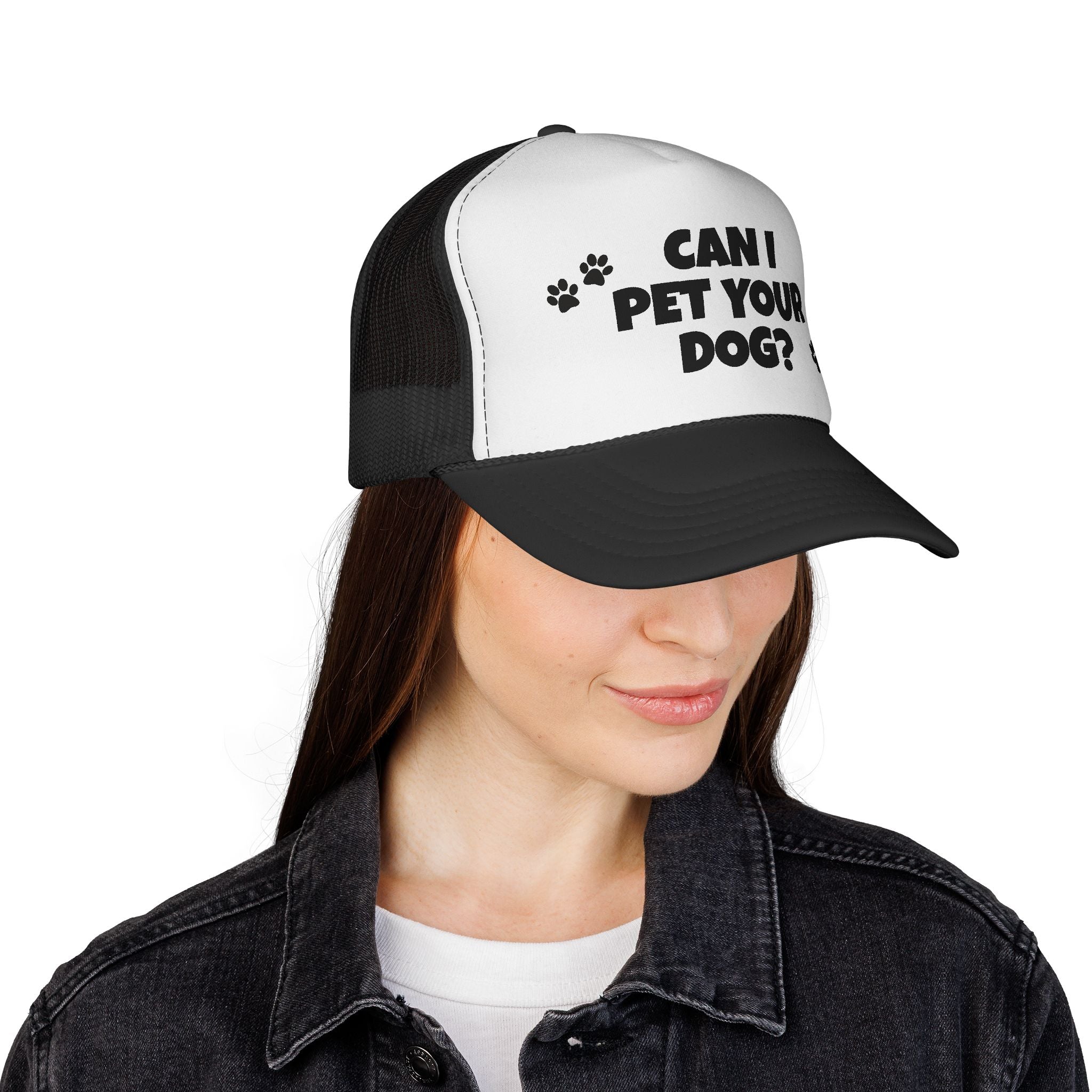 Pet Lovers Trucker Cap: Can I Pet Your Dog? | Fun Dog Themed Hat for Dog Owners, Gift for Dog Lovers, Stylish Pet Accessory, Outdoor Fashion