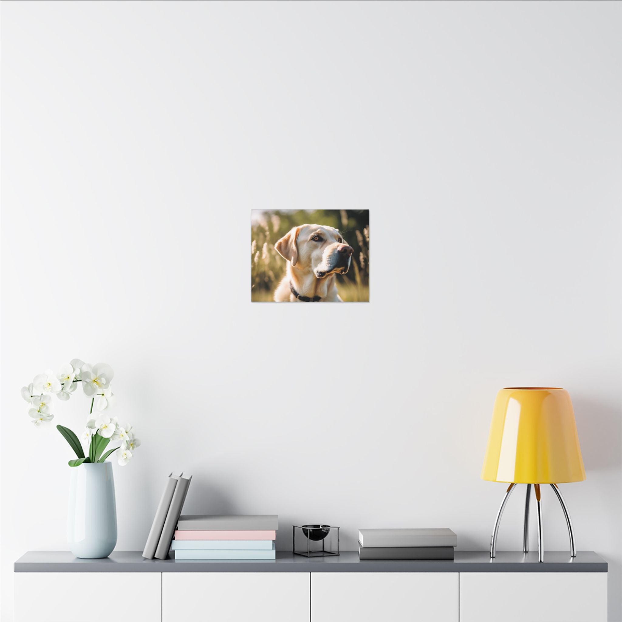 Yellow Labrador Canvas Wall Art, Dog Lover Gift, Home Decor, Pet Memorial, Unique Art Print, Nature Photography