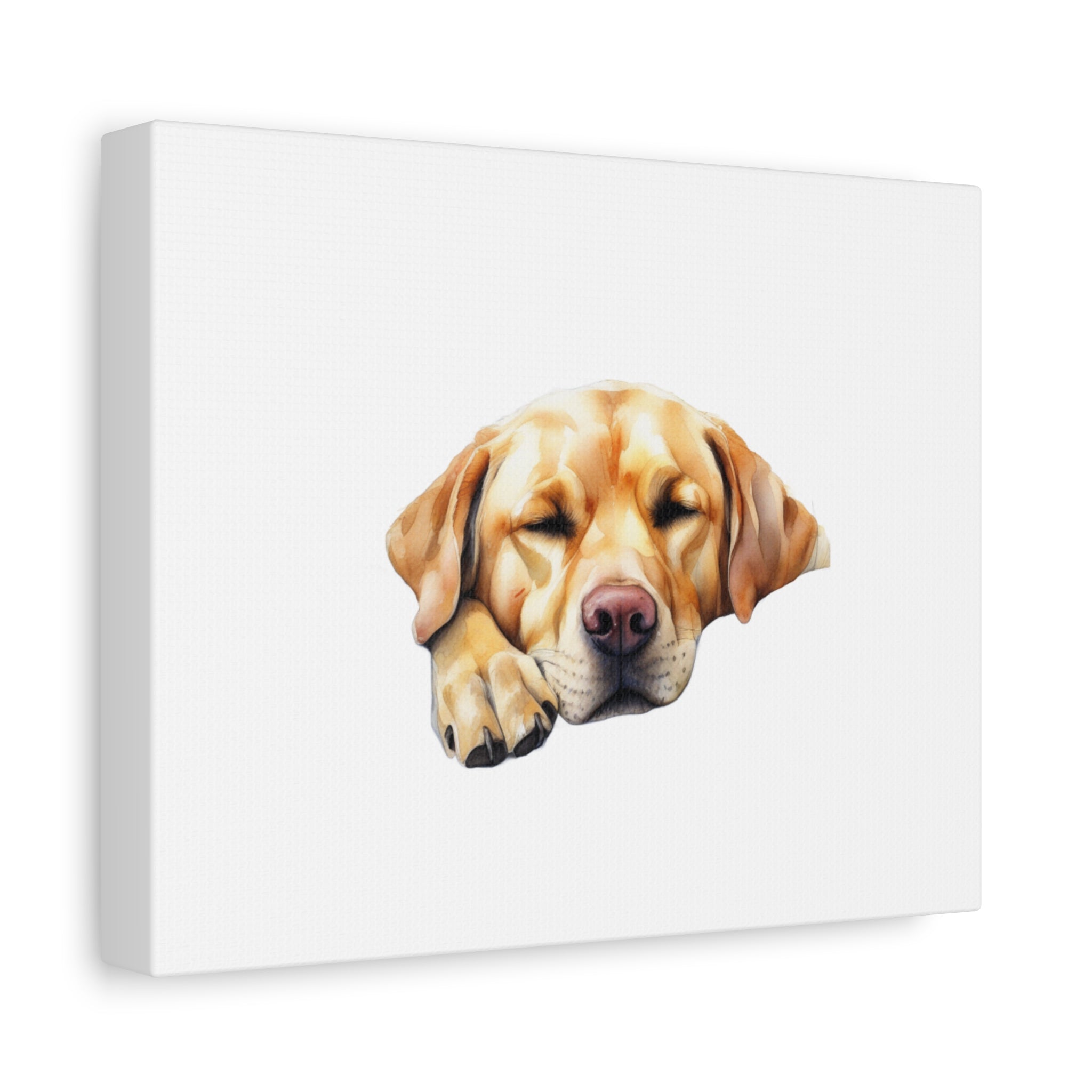 Yellow Labrador Dog Art Canvas Print, Dog Lover Wall Decor, Pet Memorial Gift, Animal Art for Home, Dog Parent Gift
