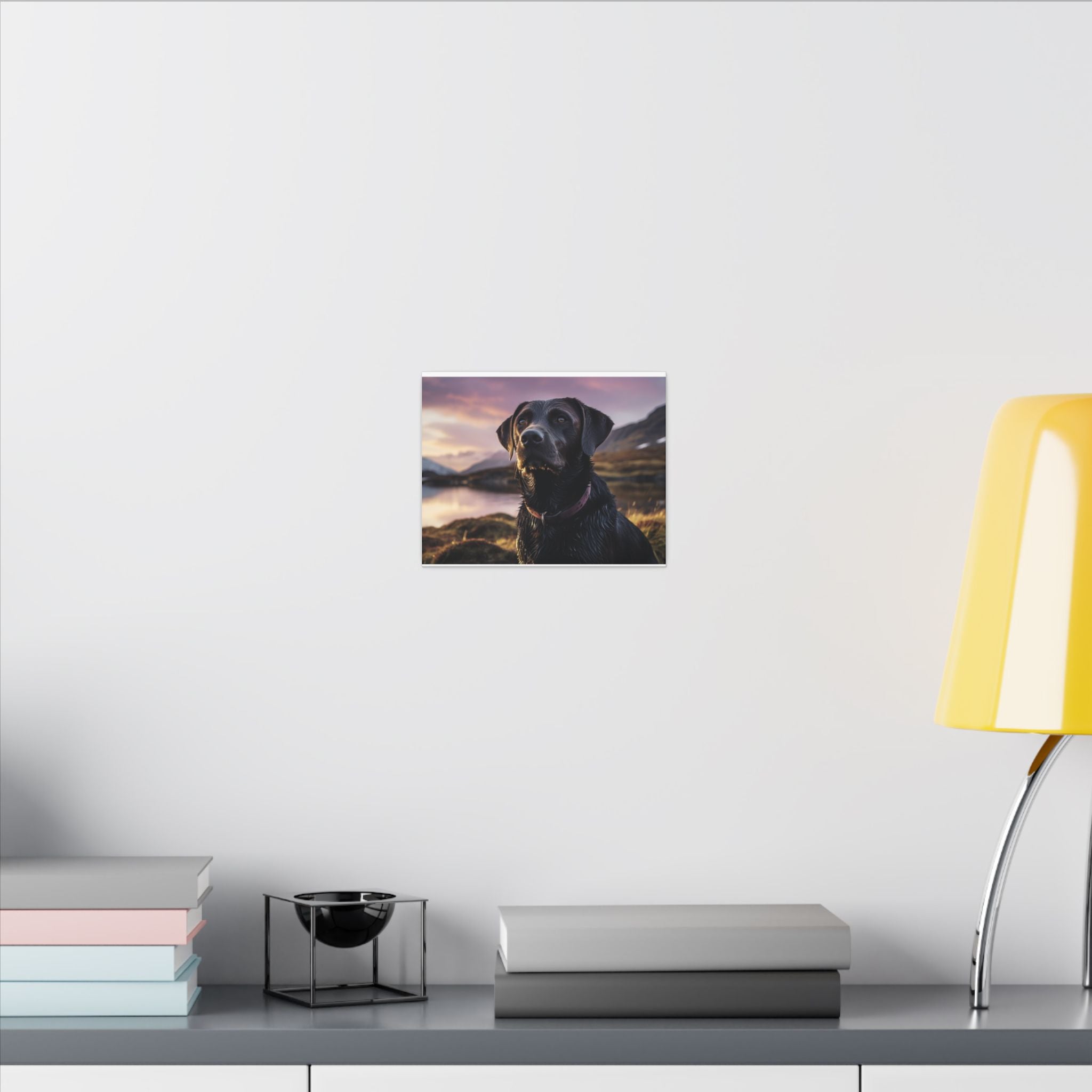 Black Labrador Canvas Wall Art, Dog Lover Gift, Home Decor, Pet Memorial, Unique Art Print, Nature Photography