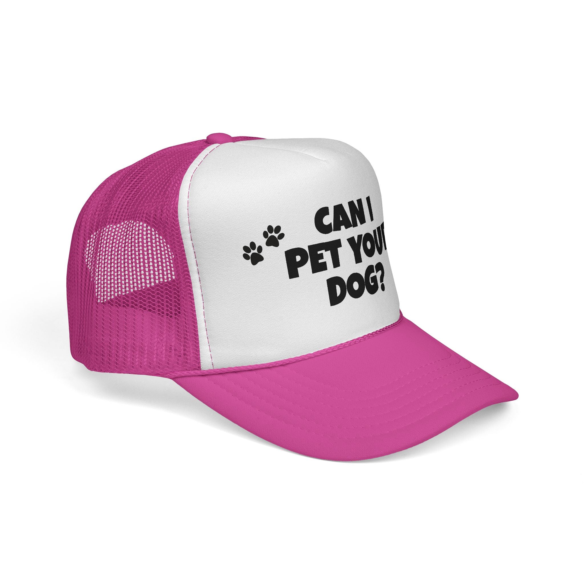 Pet Lovers Trucker Cap: Can I Pet Your Dog? | Fun Dog Themed Hat for Dog Owners, Gift for Dog Lovers, Stylish Pet Accessory, Outdoor Fashion