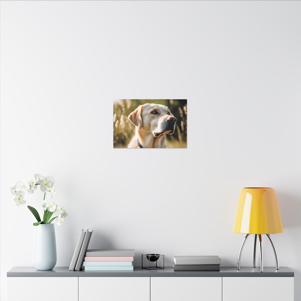 Yellow Labrador Canvas Wall Art, Dog Lover Gift, Home Decor, Pet Memorial, Unique Art Print, Nature Photography