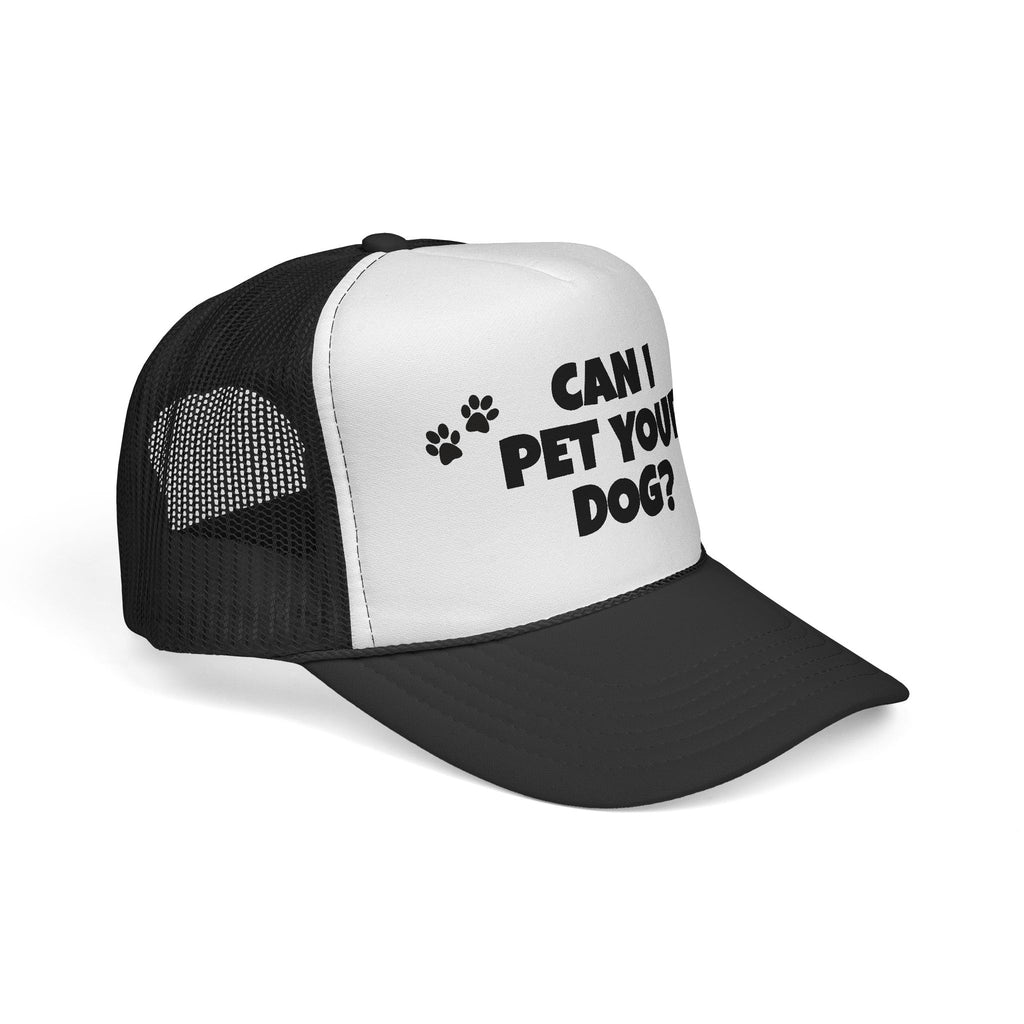 Pet Lovers Trucker Cap: Can I Pet Your Dog? | Fun Dog Themed Hat for Dog Owners, Gift for Dog Lovers, Stylish Pet Accessory, Outdoor Fashion
