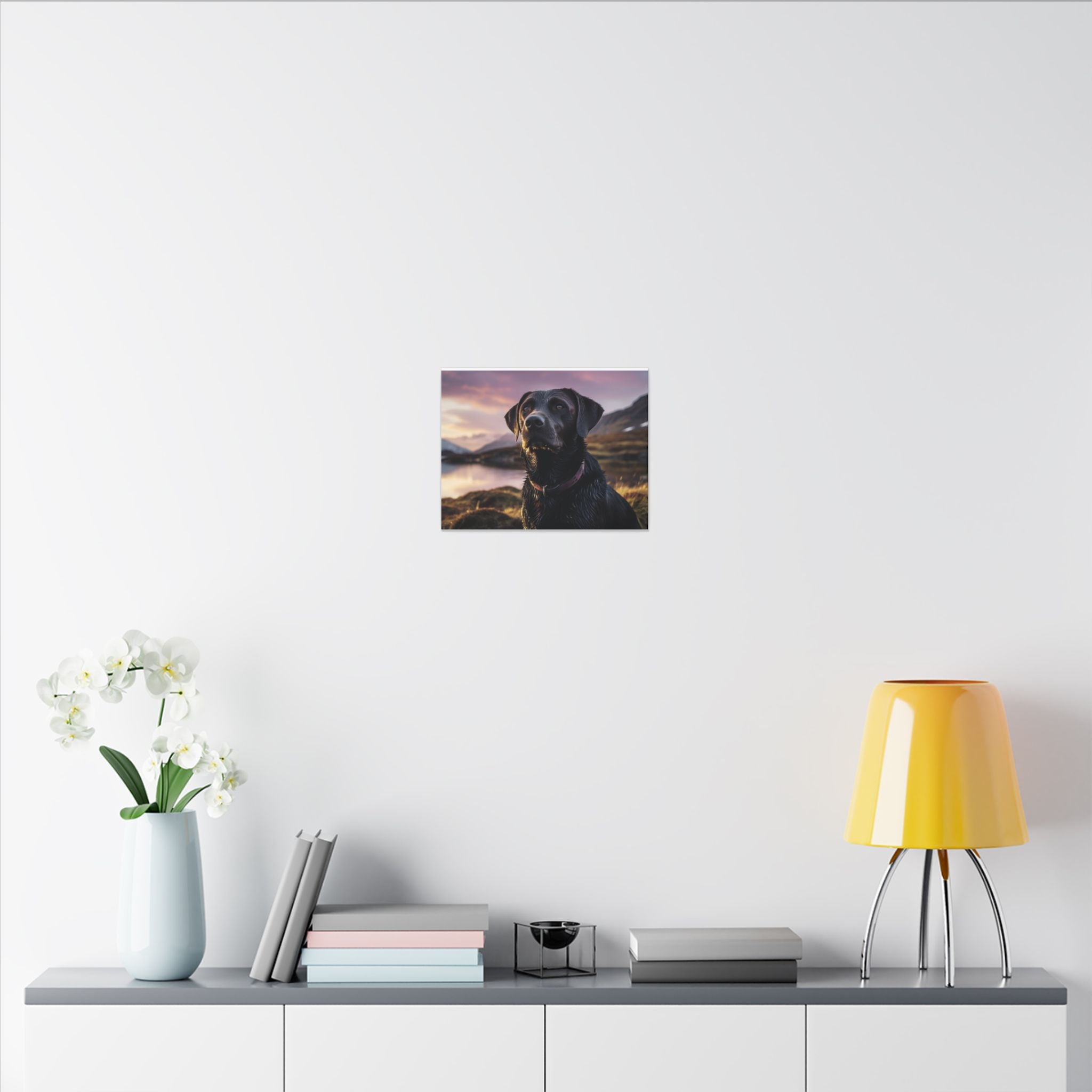 Black Labrador Canvas Wall Art, Dog Lover Gift, Home Decor, Pet Memorial, Unique Art Print, Nature Photography