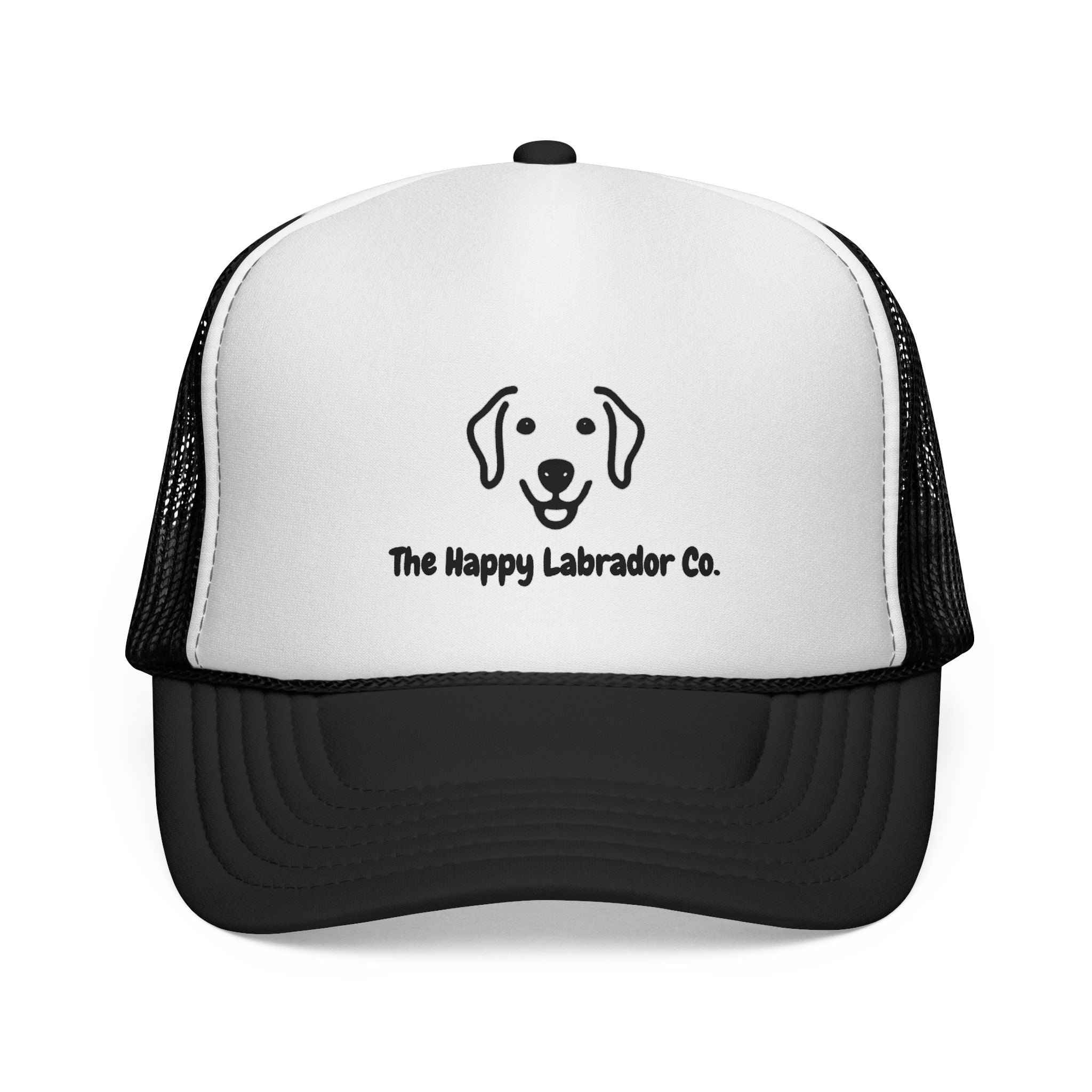 Happy Labrador Trucker Cap - Perfect Gift for Dog Lovers, Adjustable Summer Hat, Cute Pet Merchandise, Casual Outdoor Style, Lab [...]