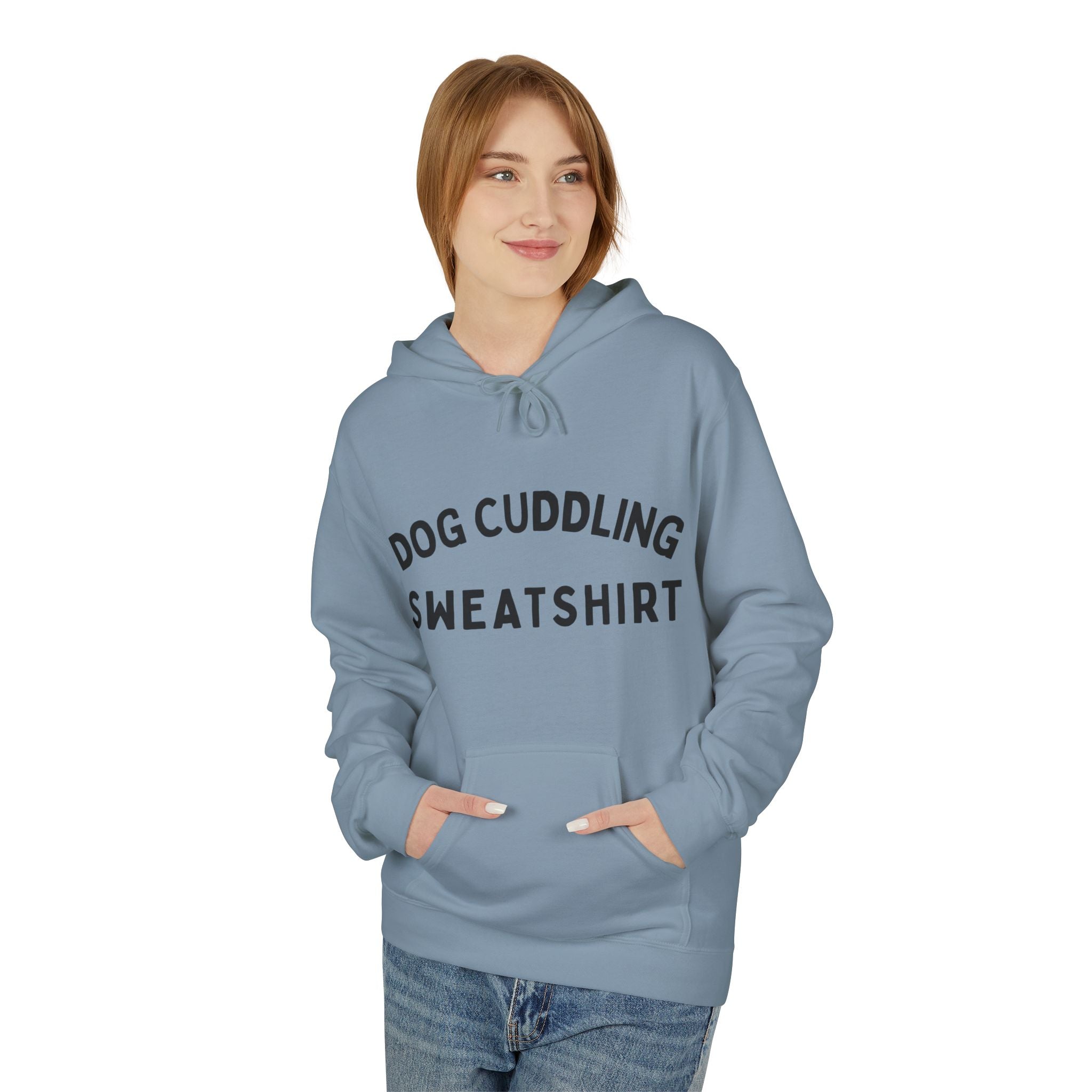 Dog Cuddling Hoodie, Cozy Pet Lover Gift, Softstyle Fleece Sweatshirt, Perfect for Dog Owners, Unique Puppy Lover Apparel, Casual Dog [...]