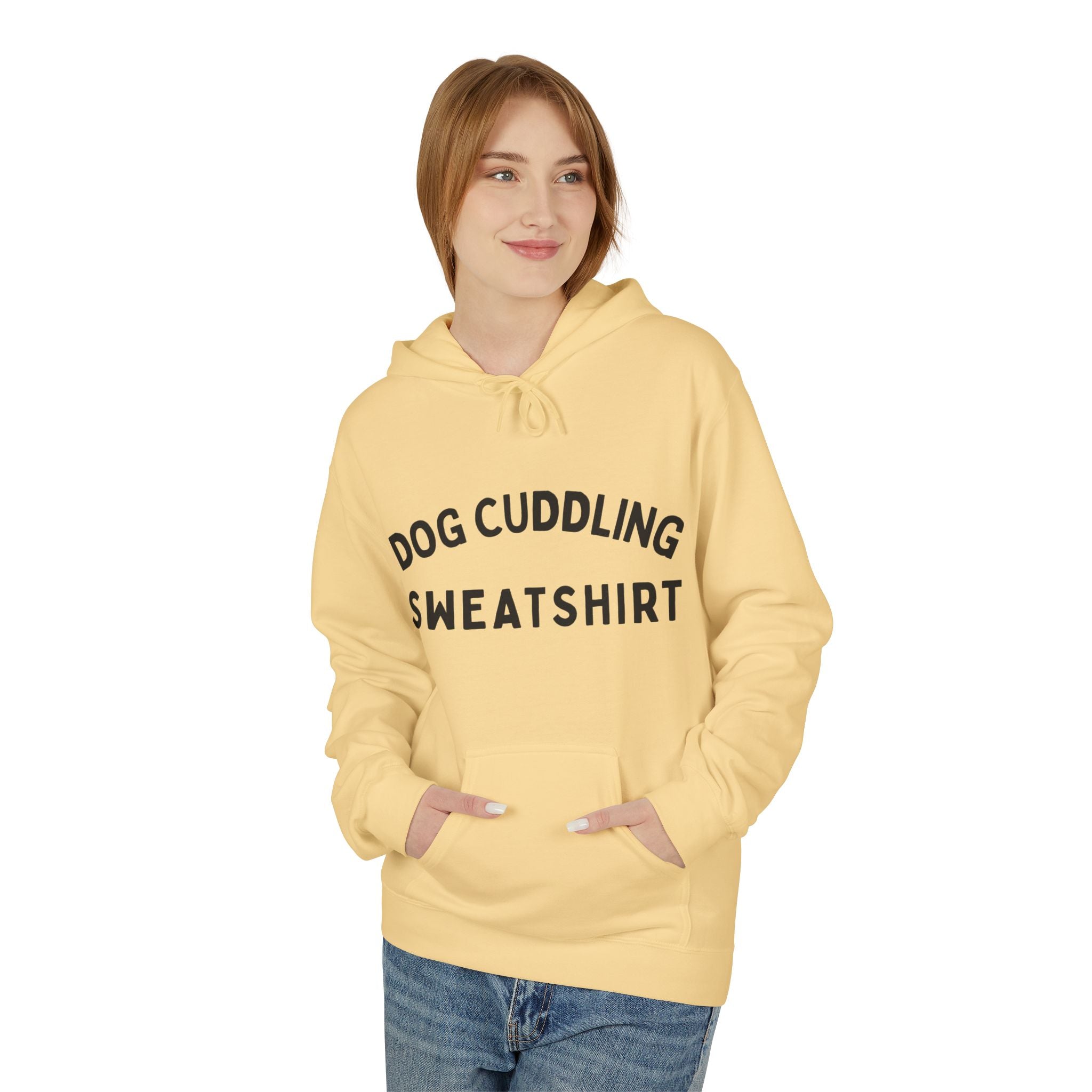 Dog Cuddling Hoodie, Cozy Pet Lover Gift, Softstyle Fleece Sweatshirt, Perfect for Dog Owners, Unique Puppy Lover Apparel, Casual Dog [...]