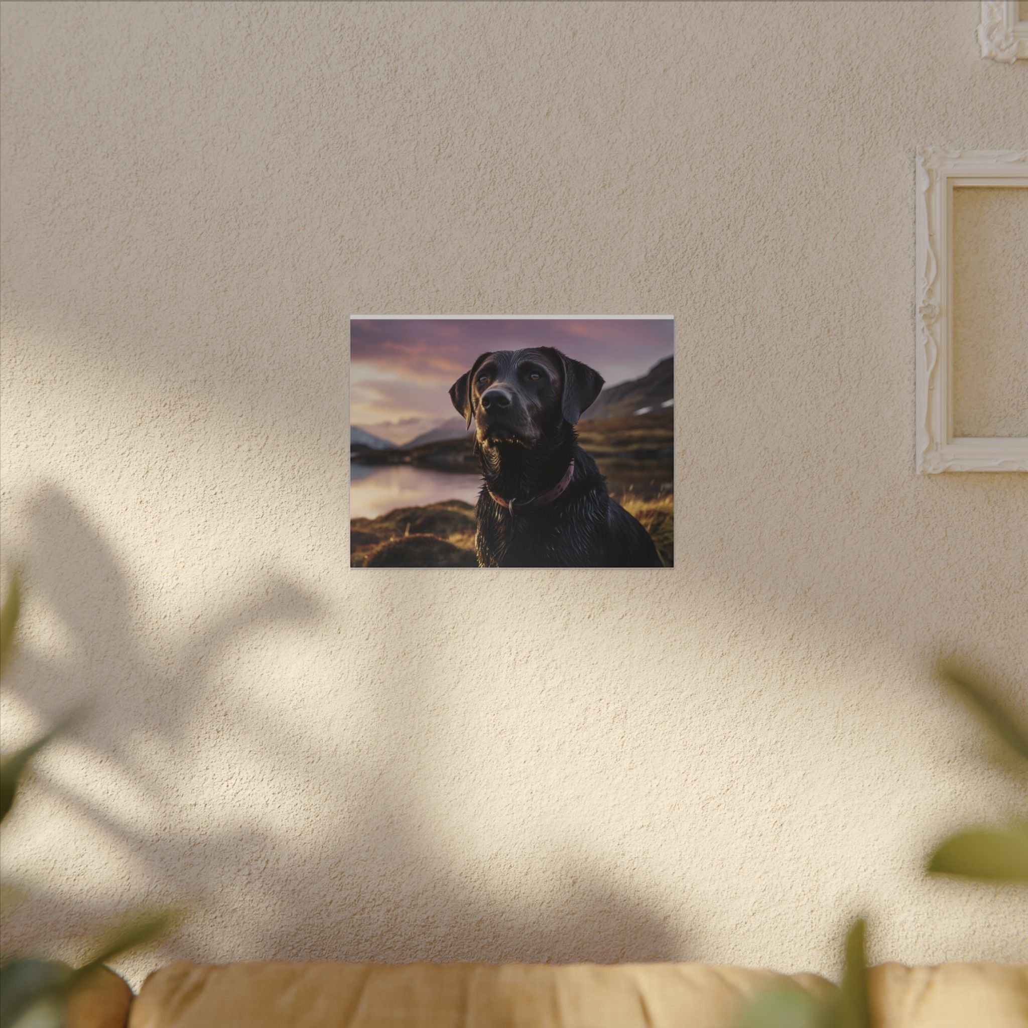 Black Labrador Canvas Wall Art, Dog Lover Gift, Home Decor, Pet Memorial, Unique Art Print, Nature Photography